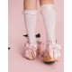 Sheep Puff Cream Satin Platform Shoes(Reservation/5 Colours/Full Payment Without Shipping)